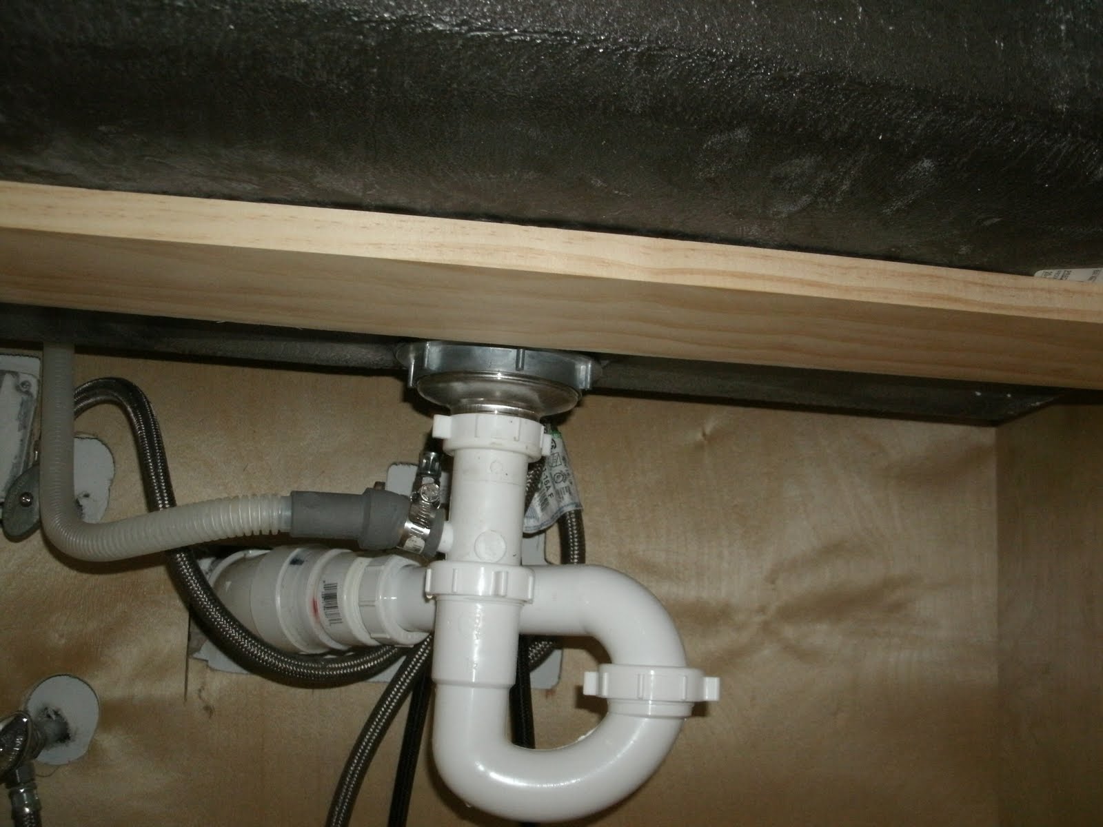 Unique undermount sink install with granite tops ...