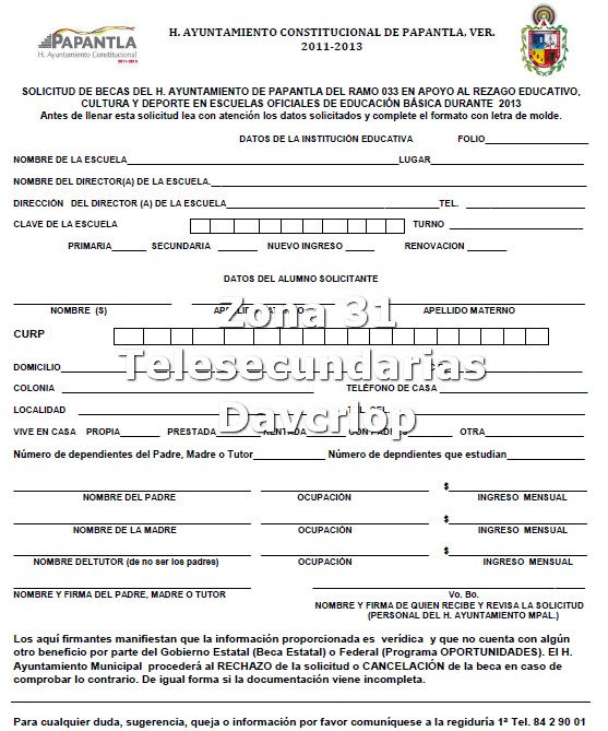 ESTADO SOLICITUD DE BECA estado solicitud de beca: