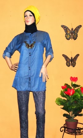 Atasan Denim Dewasa BK0405 Atasan Denim Dewasa BK0405