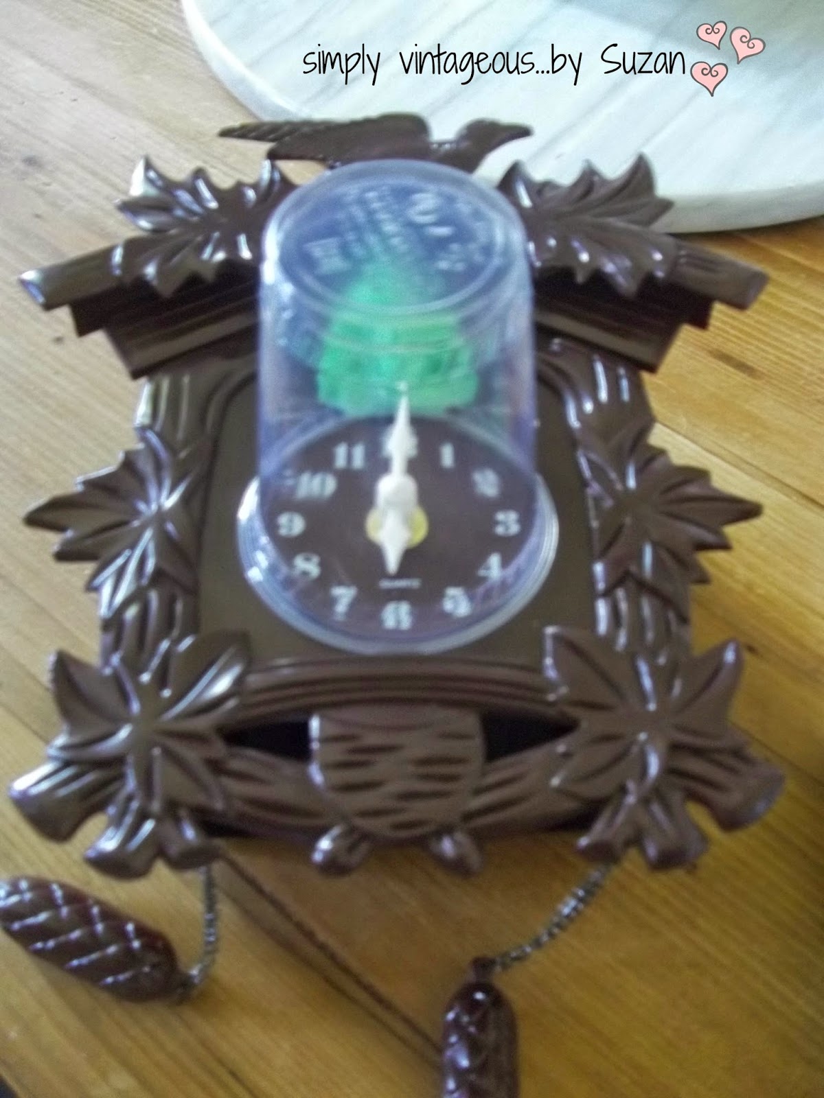 simply vintageous...by Suzan A PAINTED CUCKOO CLOCK