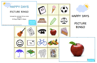 Happy Days Picture Bingo