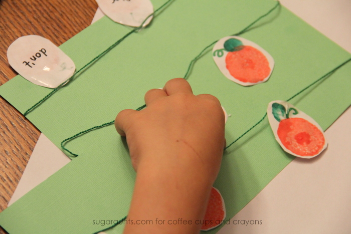 Fun Sight Word and Spelling Word Activity for Fall