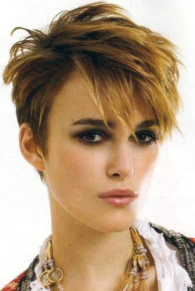 Keira Knightley Short Hairstyles 2011