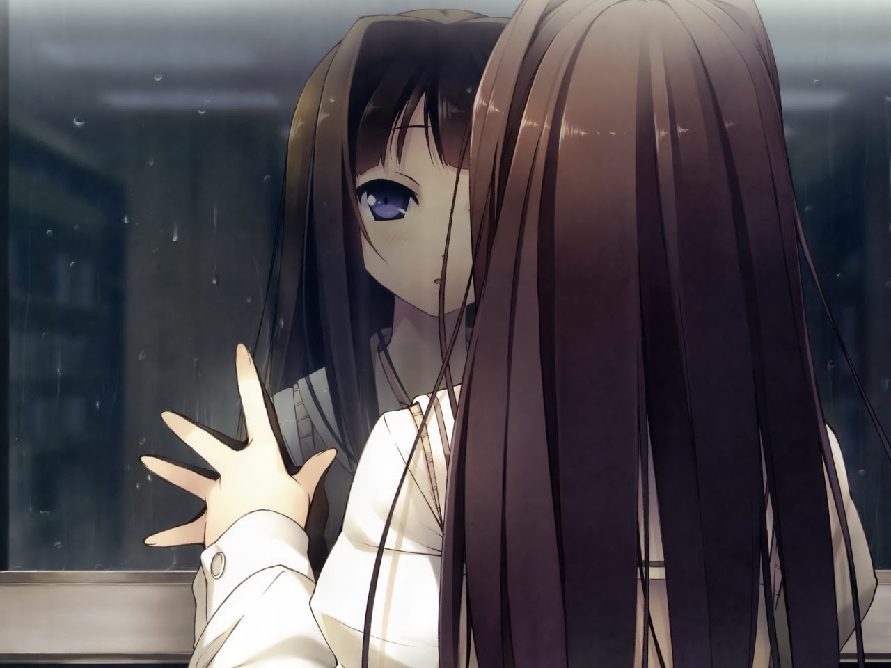 Anime_girl_window_reflection_drop_rain_l