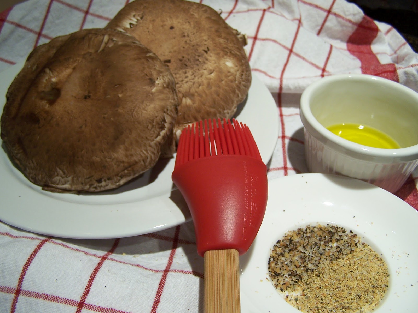 Go Ahead... Take A Bite! Steak/ Portobello "Salad" Focaccia Pizza