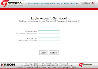 Gemscool Login