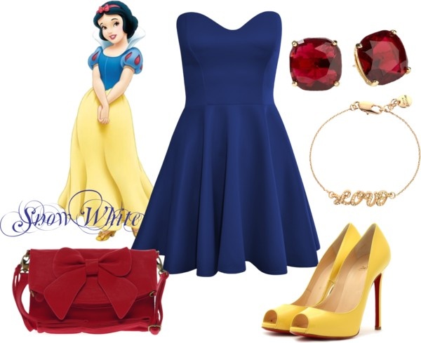 snow white inspired outfits