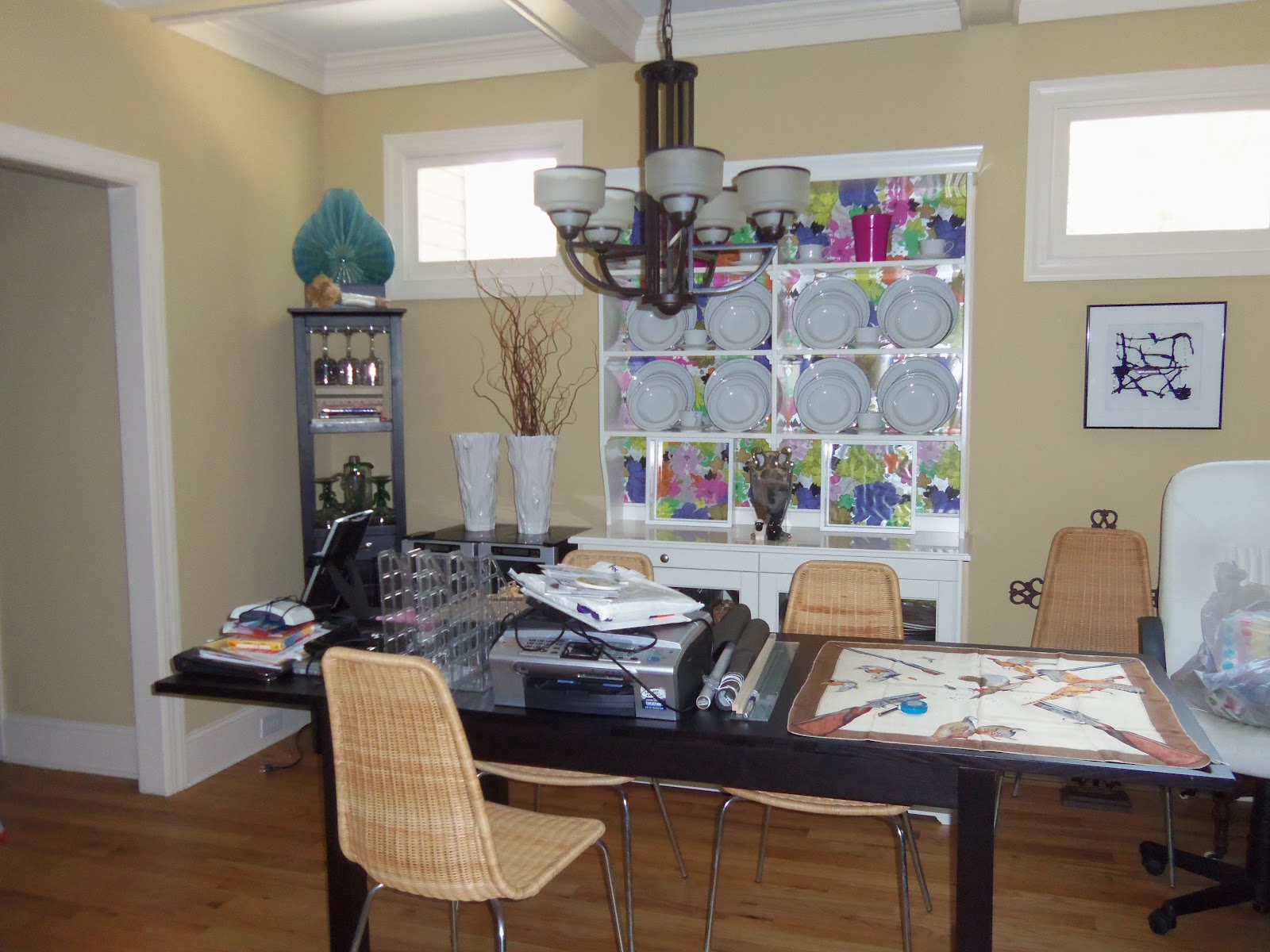 Mama Carrie T. Before & After Dining Room