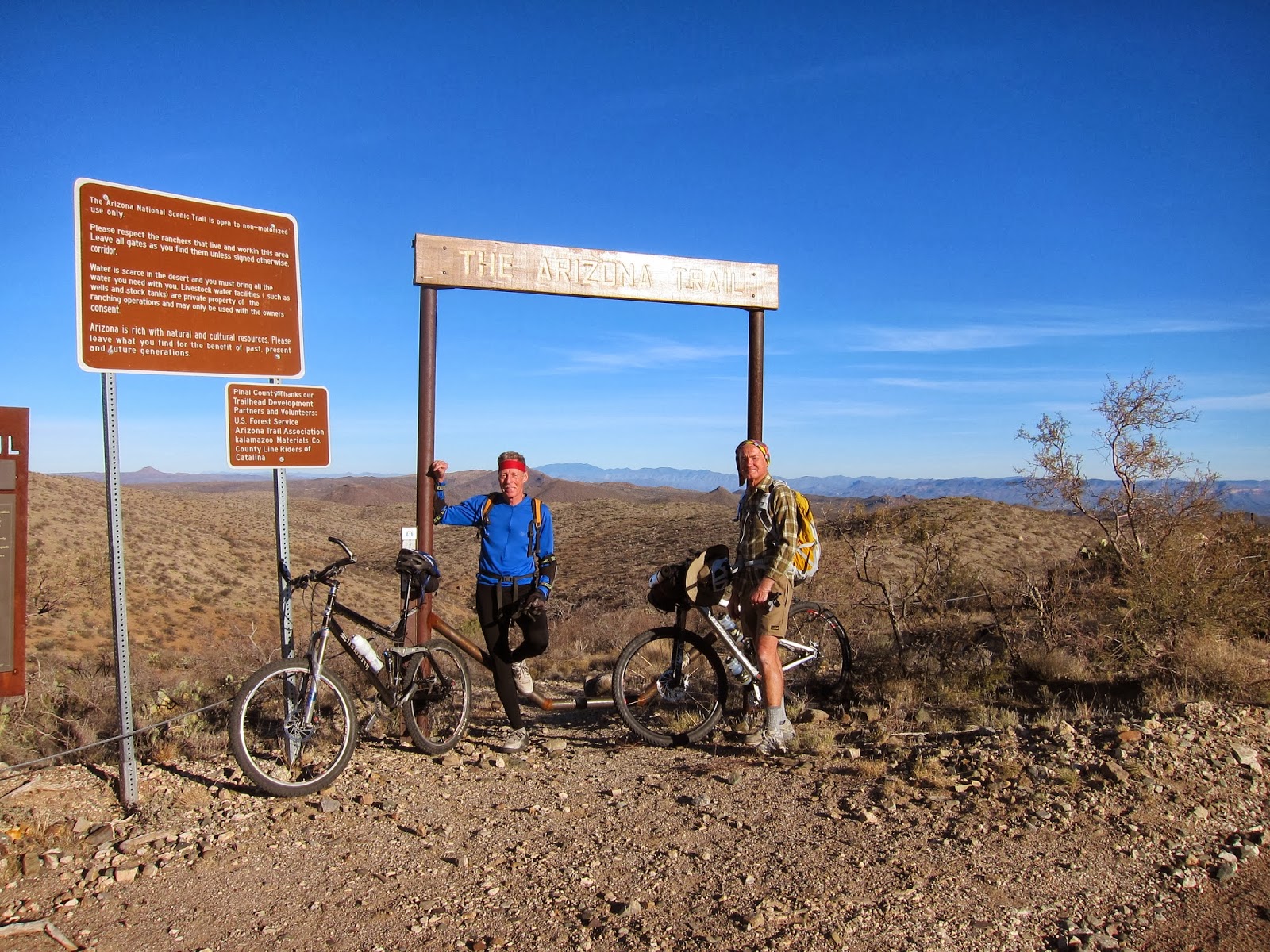 Bikepacking/Mountain biking Arizona Trail Passage 14 Tiger Mine