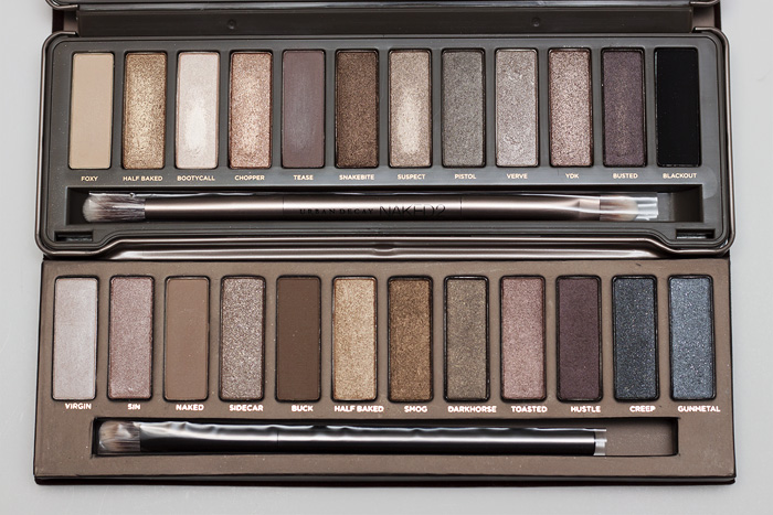 Urban Decay Naked Palette Vs Naked 2 Comparison and 