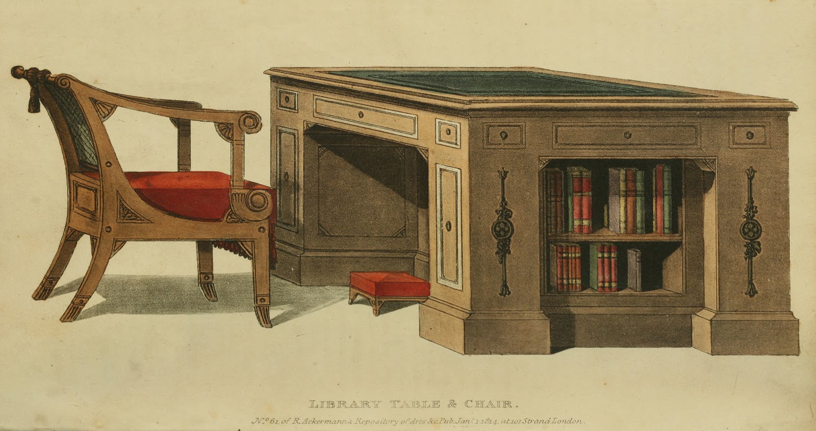 EKDuncan My Fanciful Muse Regency Furniture 1809 1815 Ackermann's