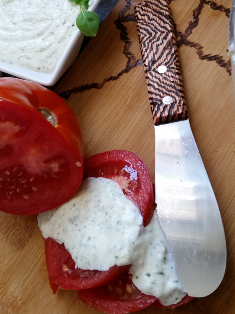 The Nutmeg Collective Lemon Basil Mayonnaise.