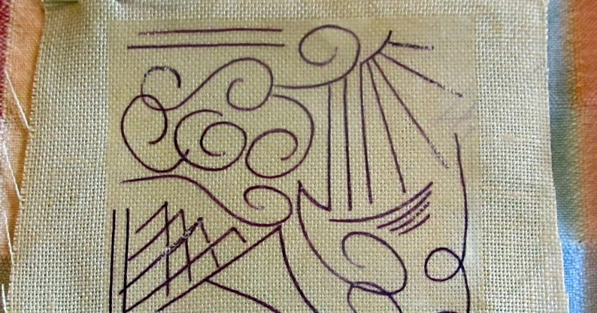 Jessica StaleyCarroll Embroidery Design Transfer Test