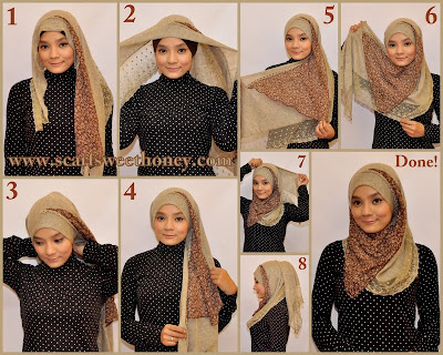 shawl paris serta pashmina dan berikut adalah cara memakai jilbab yang