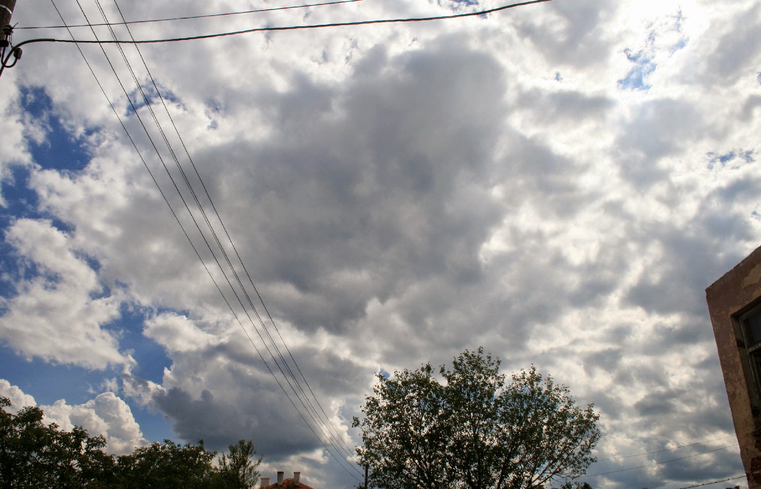 It was warm despite the clouds It was warm despite the clouds
