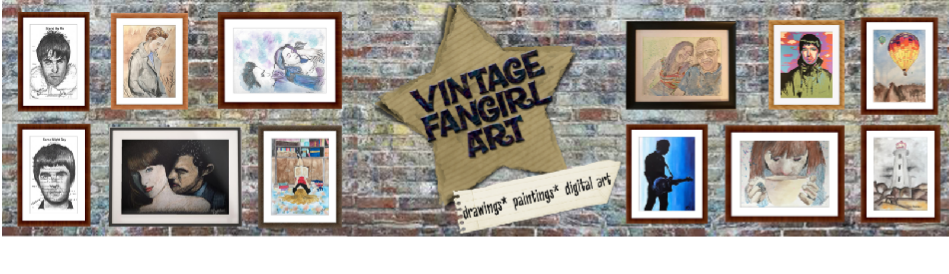 Vintage Fangirl Art