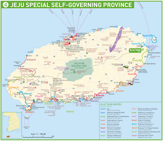 Map of jeju-do from lookat korea