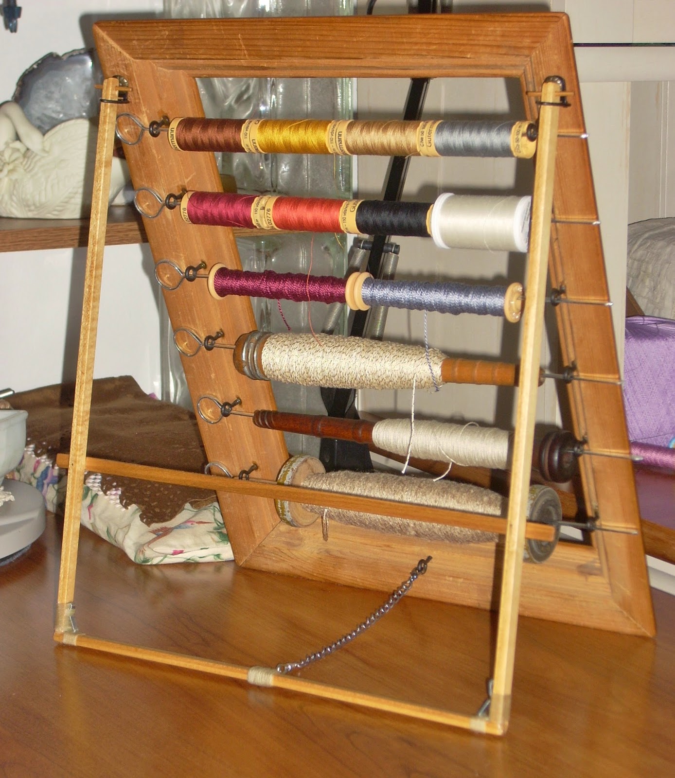 HeartSong Studio: HeartSong Studio’s Weaving Spool Rack