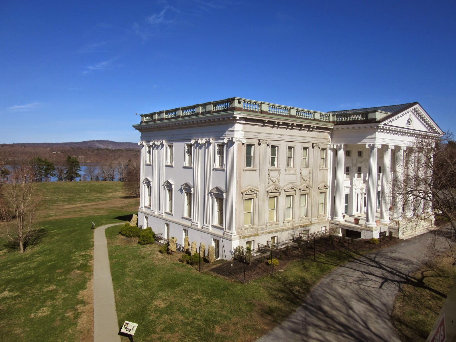 Staatsburgh State Historic Site An Aerial View of the Mansion