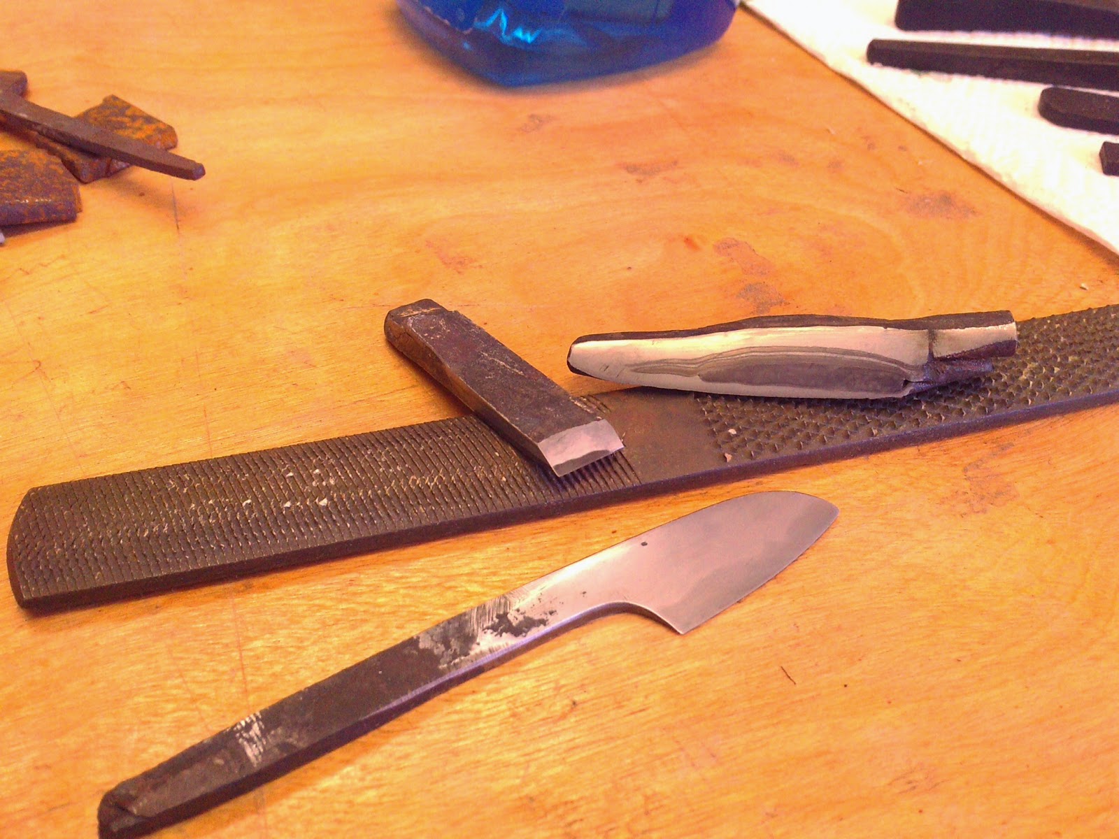 My peculiar nature welding file steel........ and some good