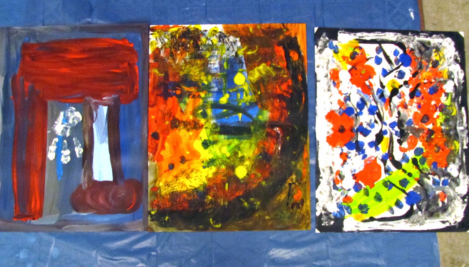 all three paintings