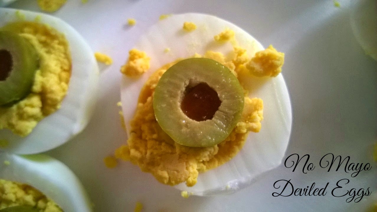 Very Fast, MayonnaiseFree Deviled Eggs