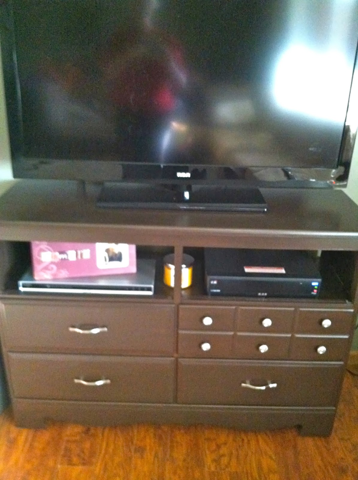 DIY Why Spend More Turn an old dresser into a tv stand
