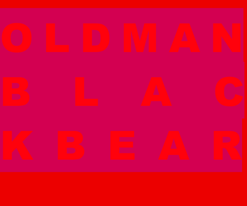 Old Man Black Bear