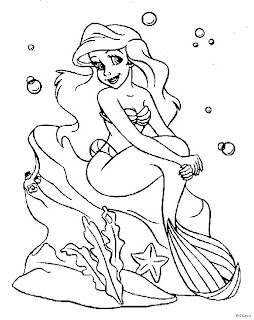 Ariel Coloring Pages to Print