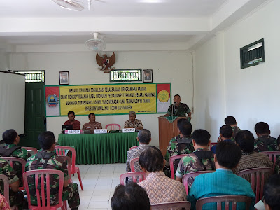 SOSIALISASI KETAHANAN PANGAN KODIM 0725/SRAGEN TA. 2012