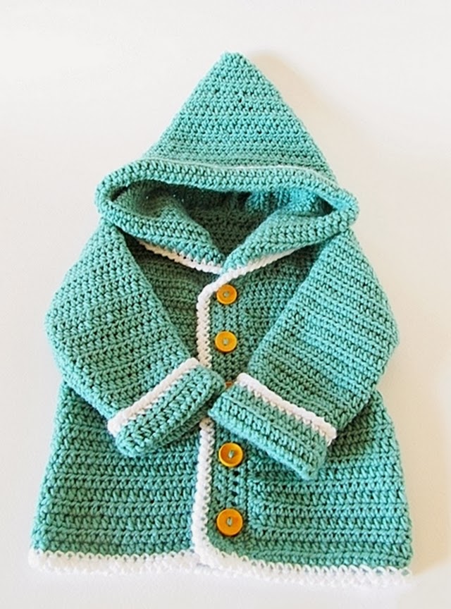 tangled happy: Crochet Baby Cardigan