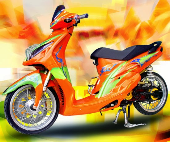 Foto Model Modifikasi Yamaha Mio Soul Air Brush Foto Model Modifikasi Yamaha Mio Soul Air Brush