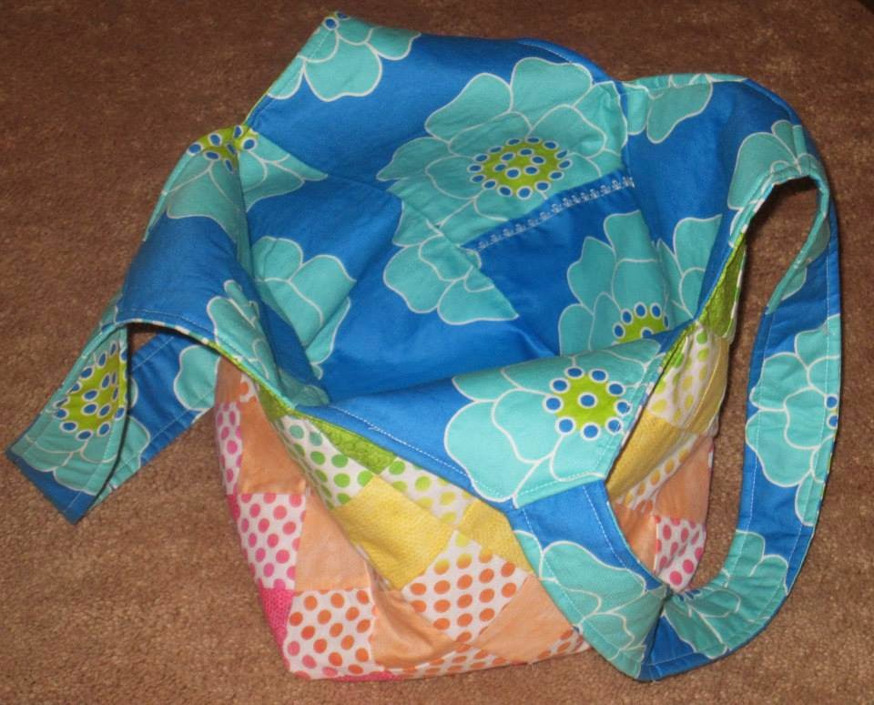 Quiltsmart Printed Interfacing Brag Post Midi Bags