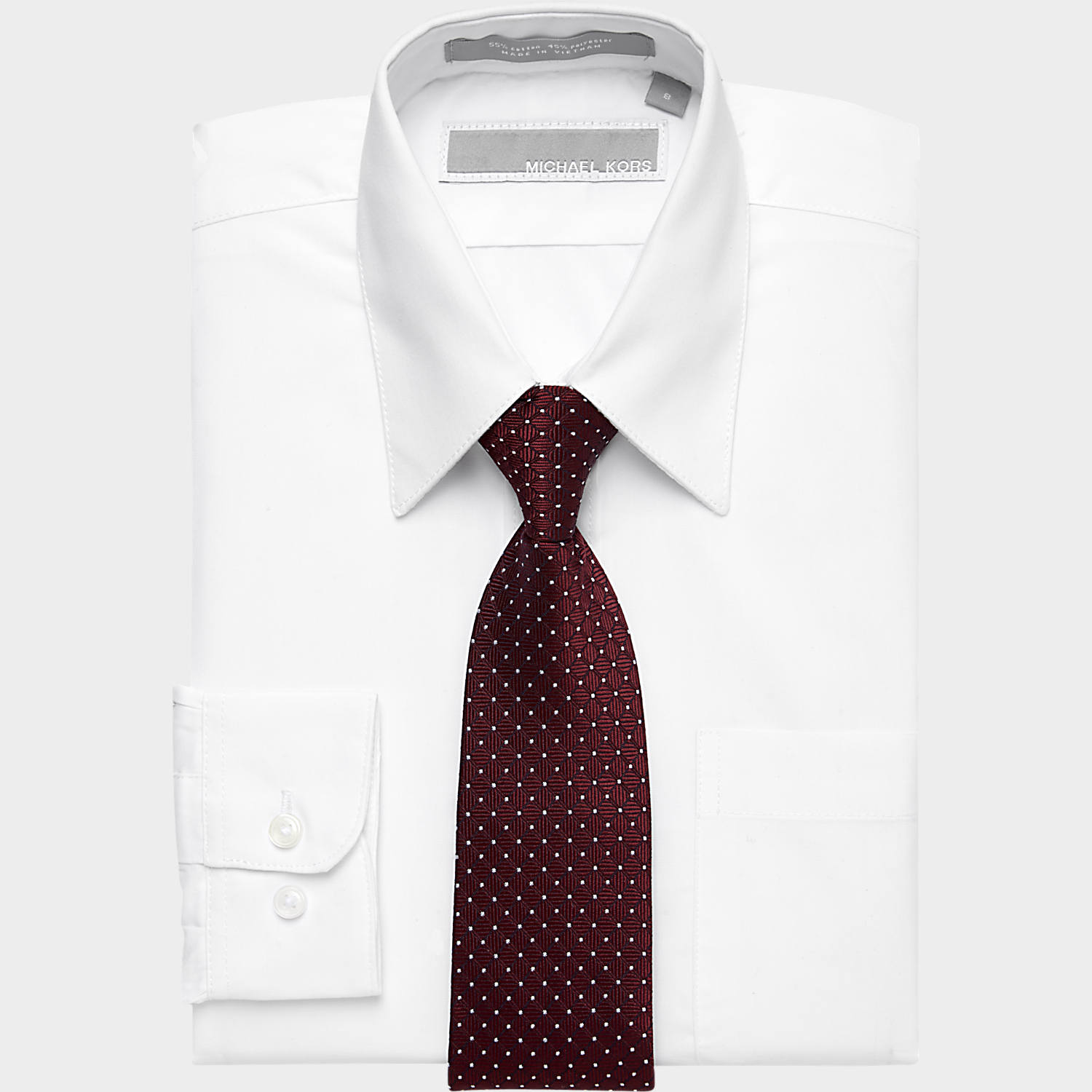 michael kors shirt and tie set