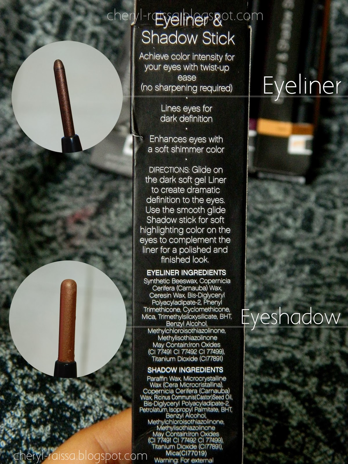 Review ELF Eyeliner & Shadow Stick (4 shade) + Eye Makeup Tutorial (Pict)