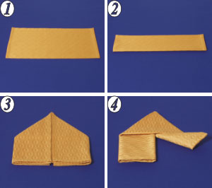 Como doblar una servilleta de tela ~ mimundomanual Como doblar una servilleta de tela ~ Mimundomanual