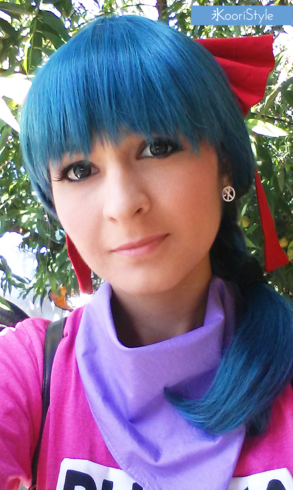 Bulma Cosplay (Photoshoot) at KooriStyle.com Koori KooriStyle Kawaii Cute Cosplay Bulma DragonBall Dragon Ball Radar Photoshoot Photo Shoot Cosplayer ブルマ ドラゴンボール コスプレ