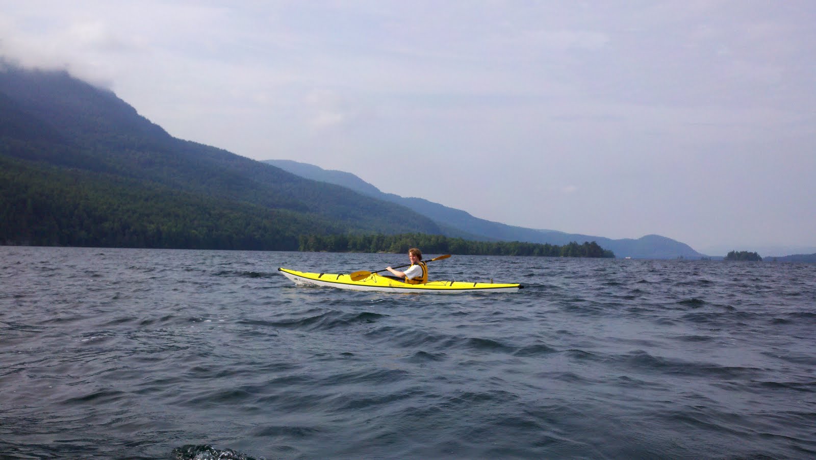 Off on Adventure Steere Island Lake NY 7/28/11