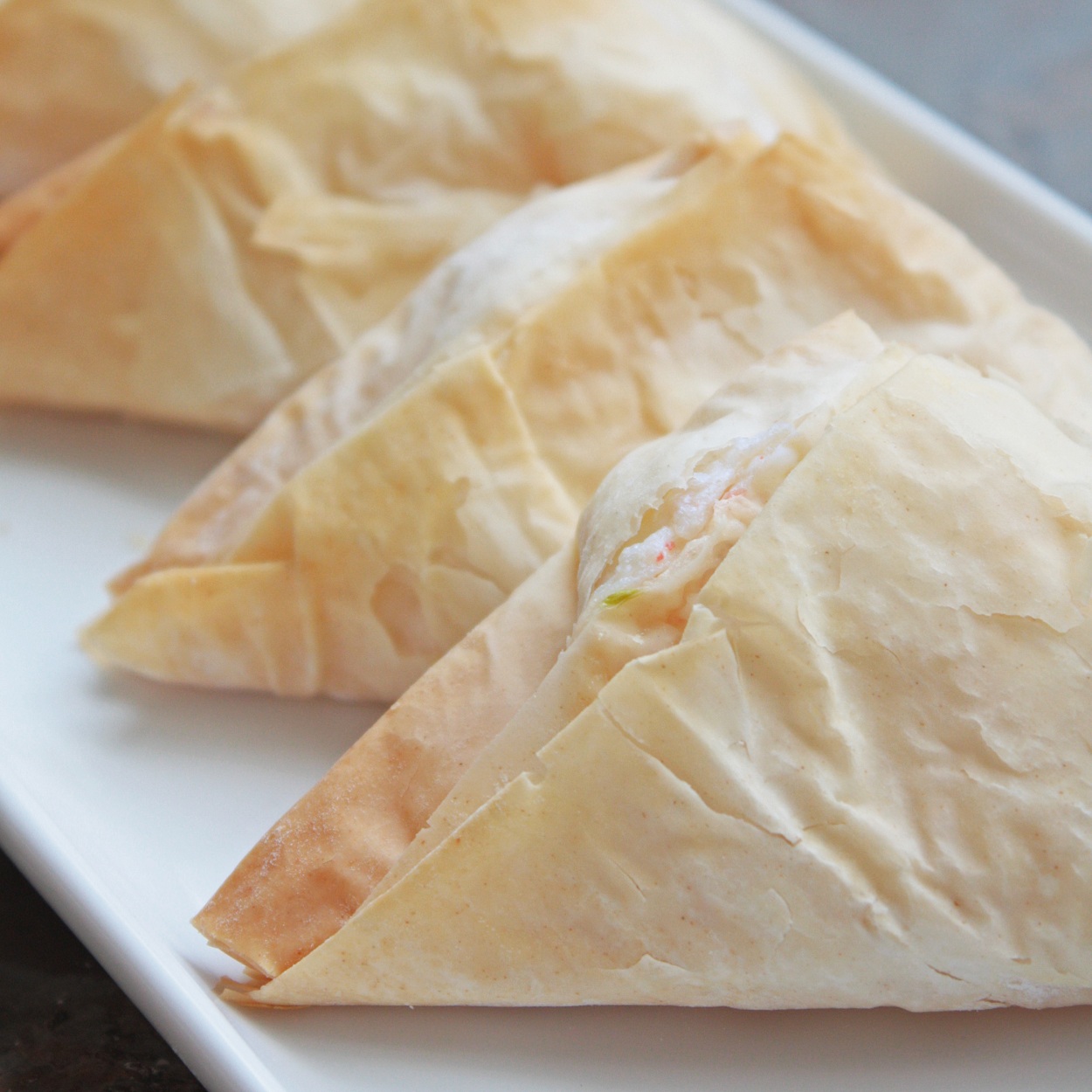 Fun with Phyllo Series Crab Rangoons I Breathe I'm Hungry