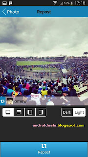 repost instagram for android - screenshot