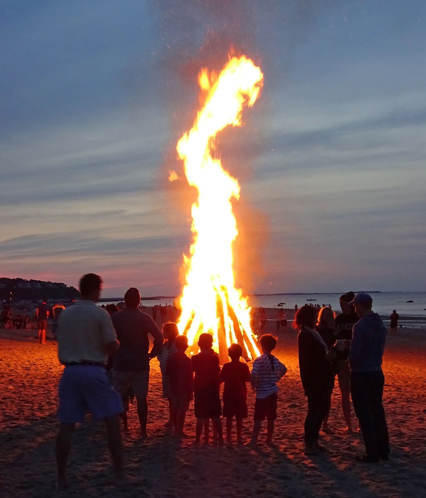 Joe's Retirement Blog Fireworks and Bonfires, White Horse Beach