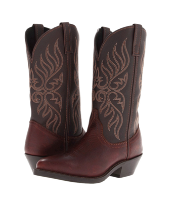 Bota de cowboy marrom
