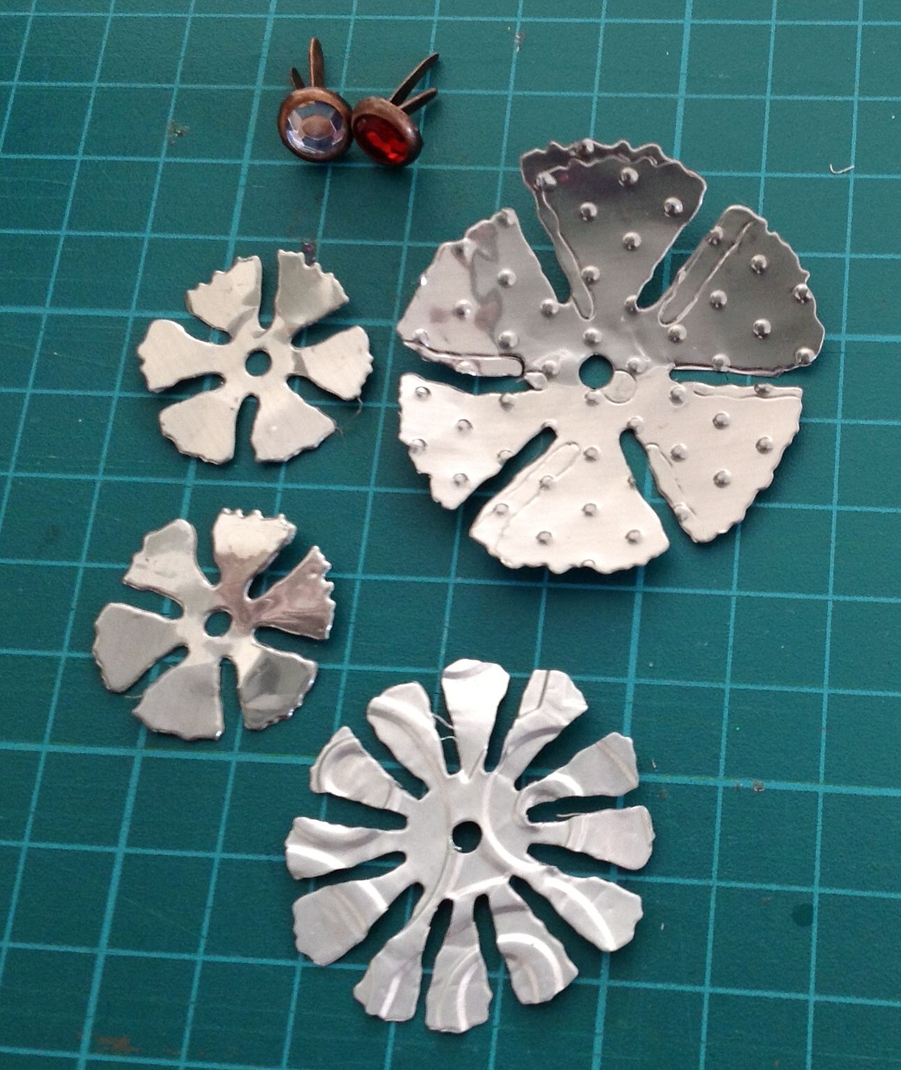 Jackie's Paper Crafts Flowers From Soda Cans