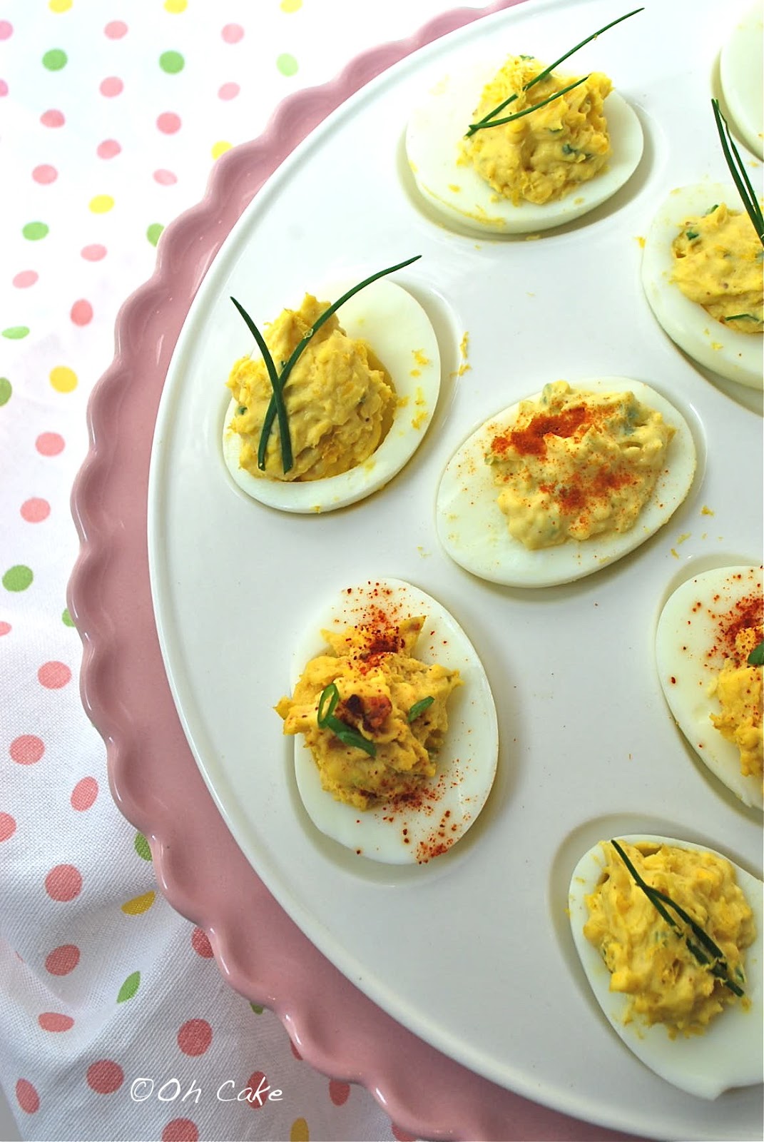 Oh Cake Deviled Eggs Three Ways