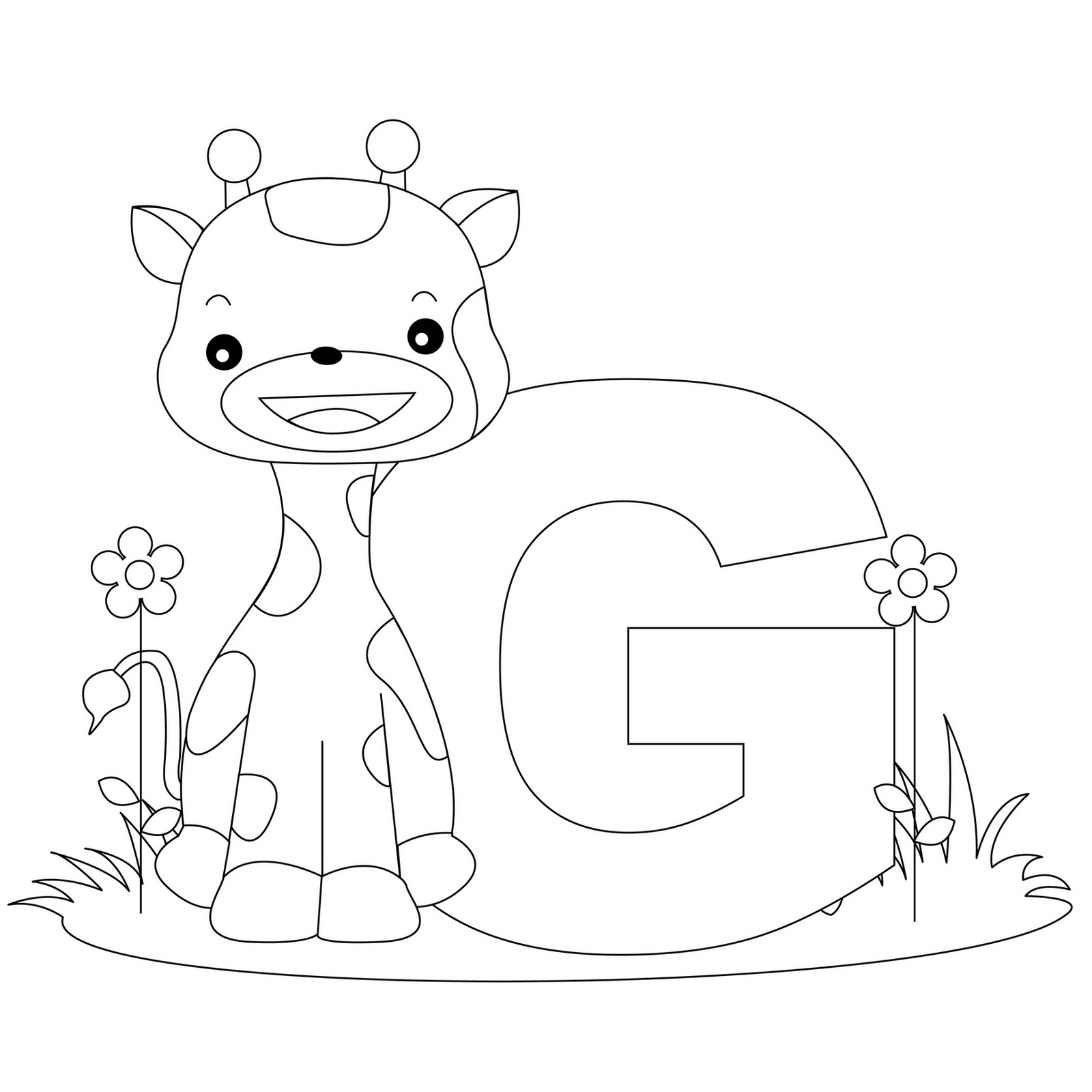 Coloring Pages Letter G