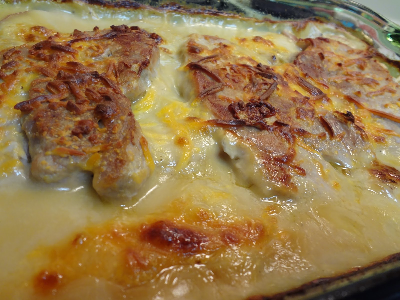 Ginger's Junket Sunday Supper Pork Chop Casserole