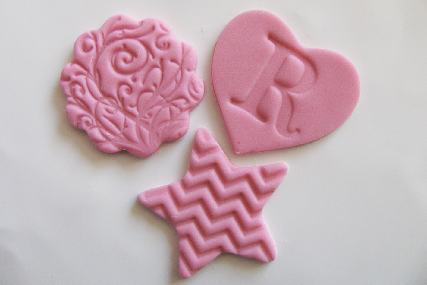 Sweets & Sprinkles Stamp Embossed Fondant Cupcake Decorations... Works for Me Wednesday