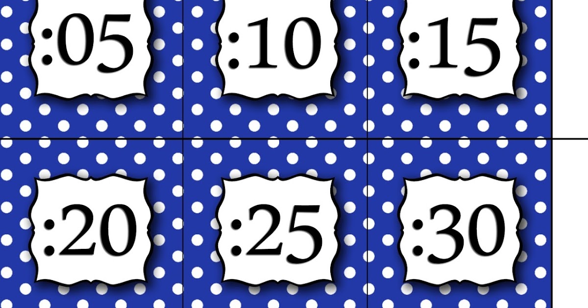 Magic & Markers Clock Numbers