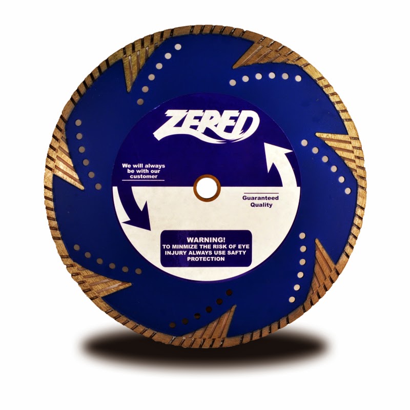 ZERED V10 Dry Cut Turbo Diamond Blade for Granite MAP Diamond Tools, Inc.