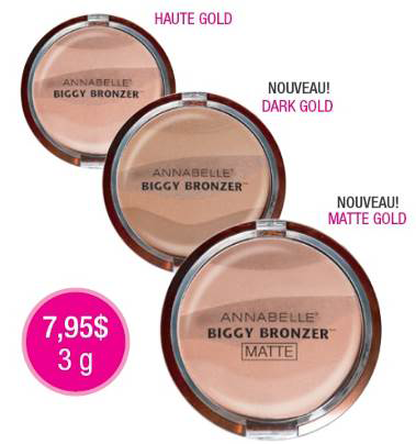 Nouvelles teintes – Poudre pressée bronzante zébrée Biggy Annabelle Nouvelles teintes – Poudre pressée bronzante zébrée Biggy Annabelle